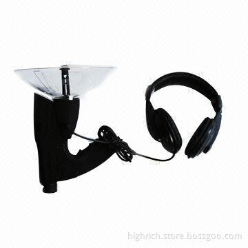 Spotting scope, 300 feet long distance sound recording and play back dish